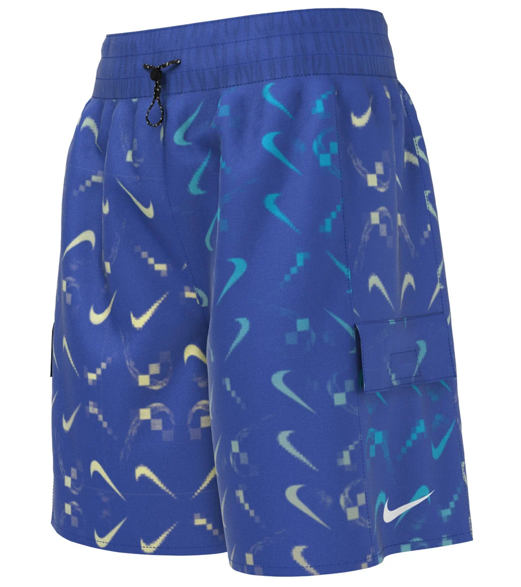 Nike Boys Digi Swoosh Ombre Cargo Shorts (Big Kid) - Image 24