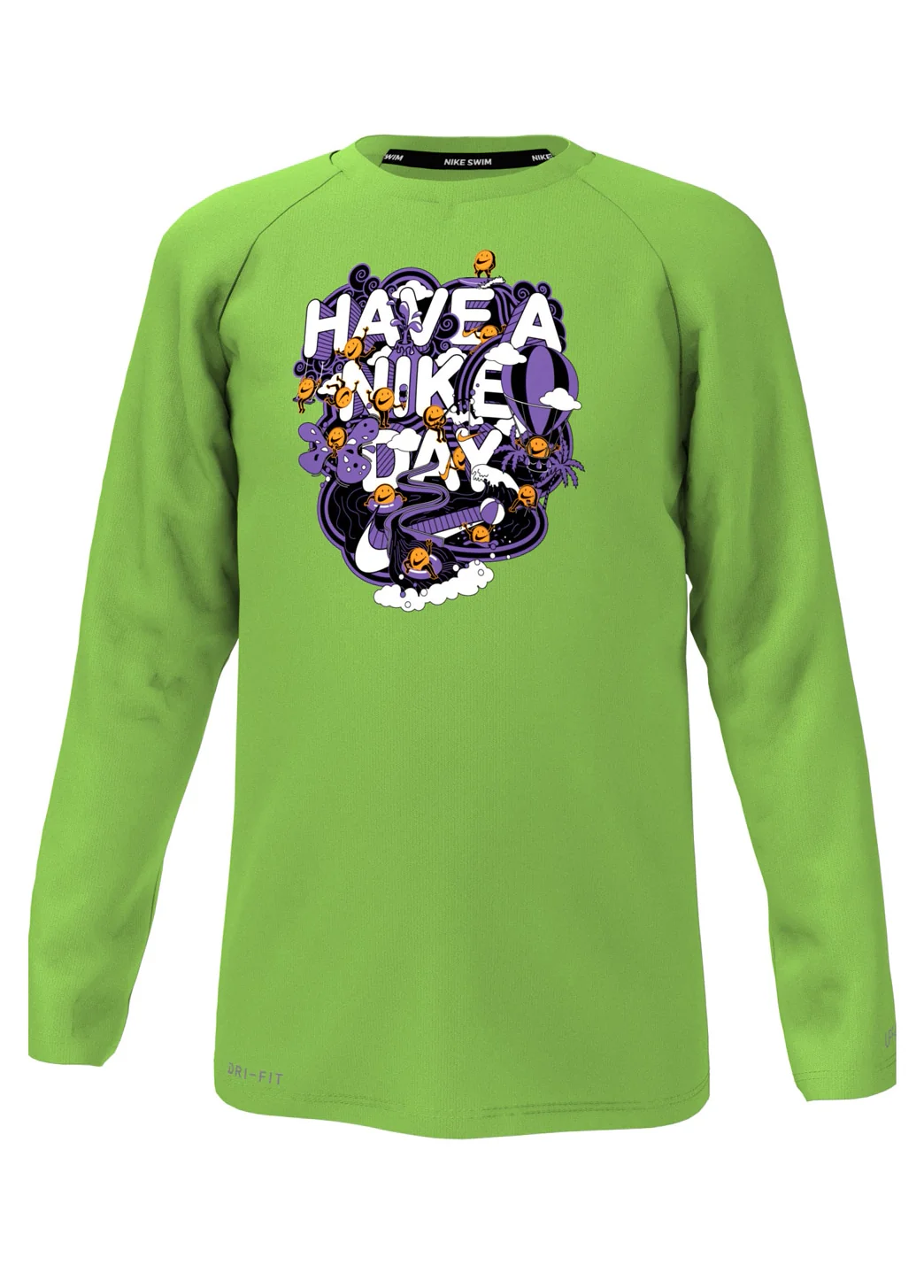 Nike Boys' Have a Nike Day Hydro Long Sleeve Rashguard (Little Kid) - Image 10