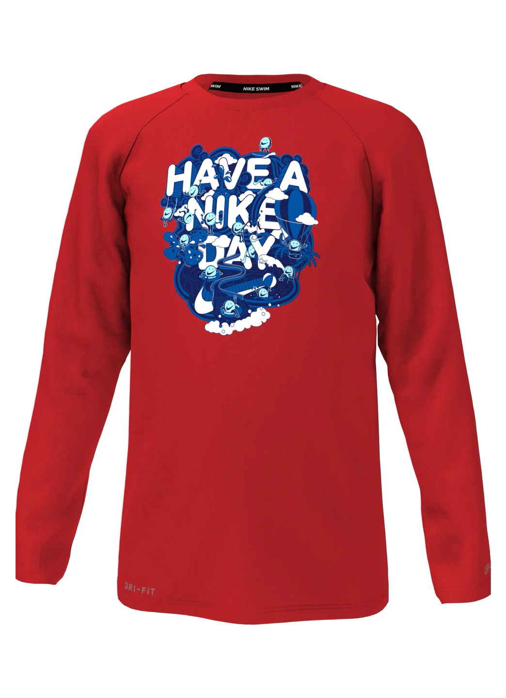 Nike Boys' Have a Nike Day Hydro Long Sleeve Rashguard (Little Kid) - Image 11