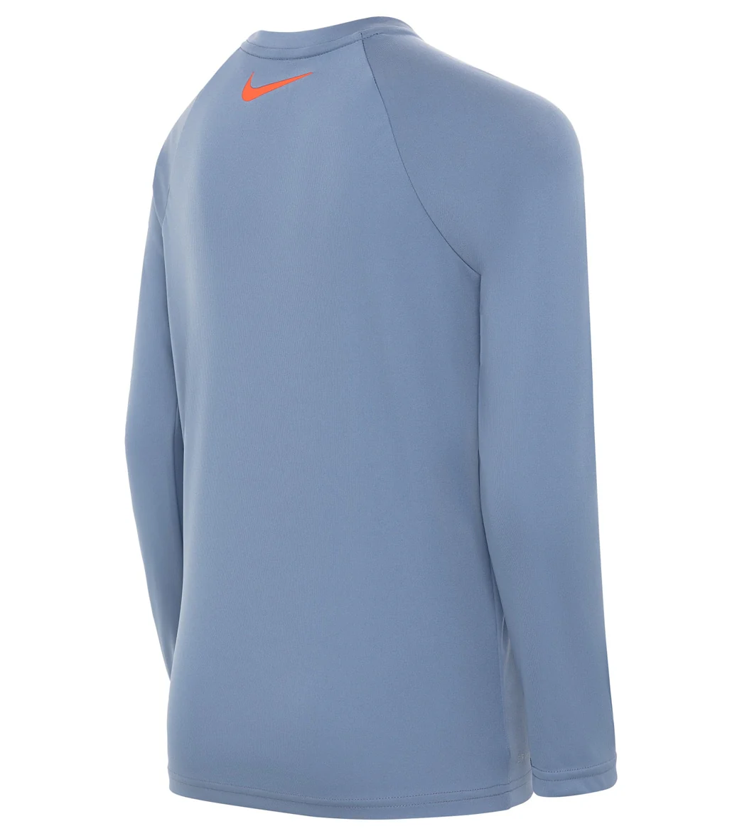 Nike Boys' JDI Tropic Long Sleeve Hydroguard (Big Kid) - Image 2