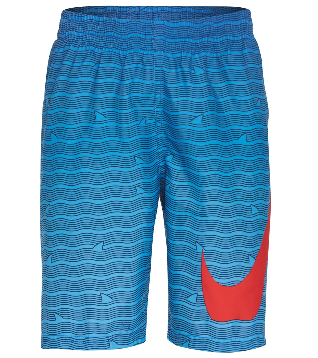 Nike Boys' Shark Stripe Breaker 8" Volley Short (Big Kid) - Image 9