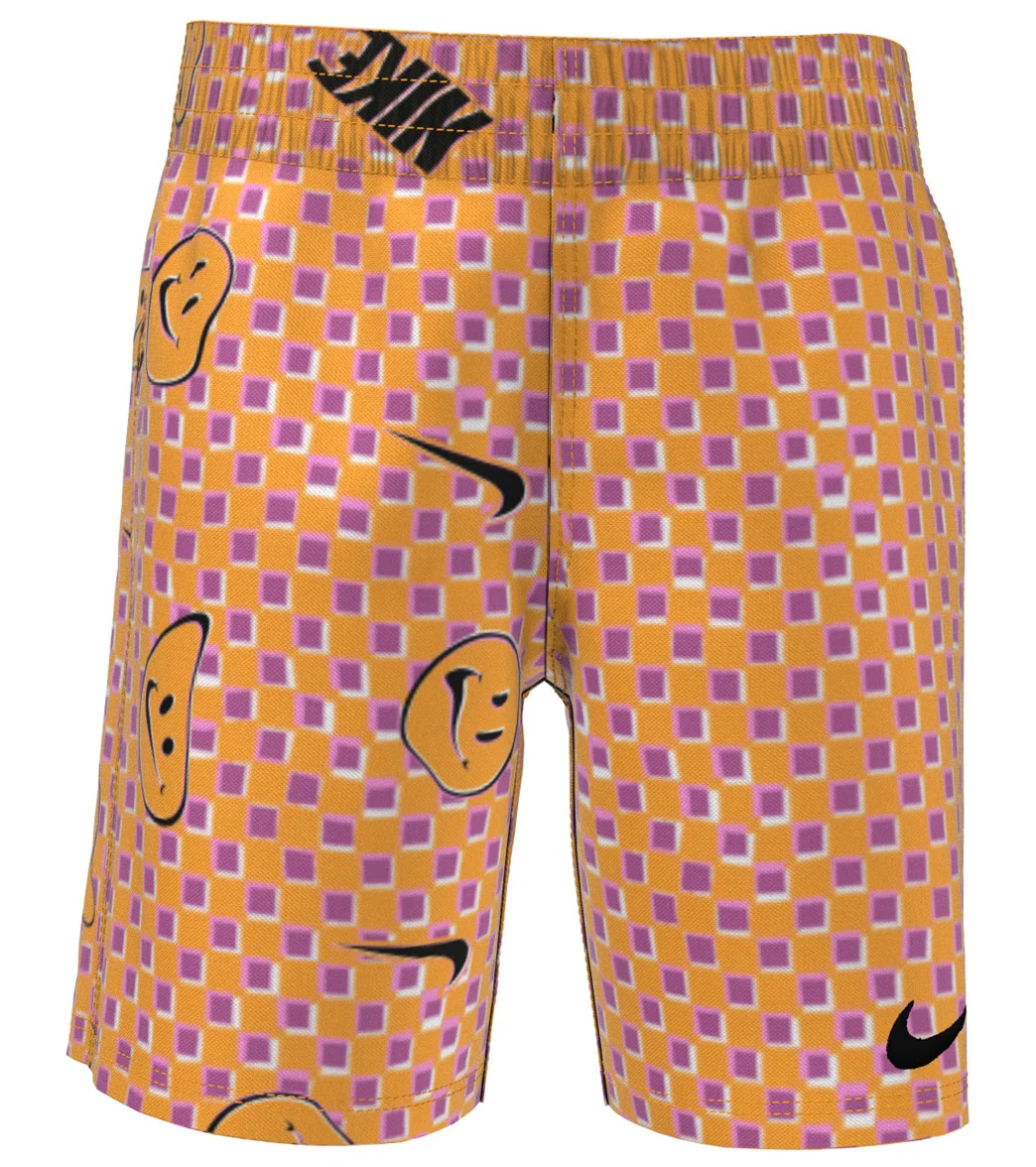 Nike Boys' Smile Check Swim Trunks (Little Kid) - Image 5