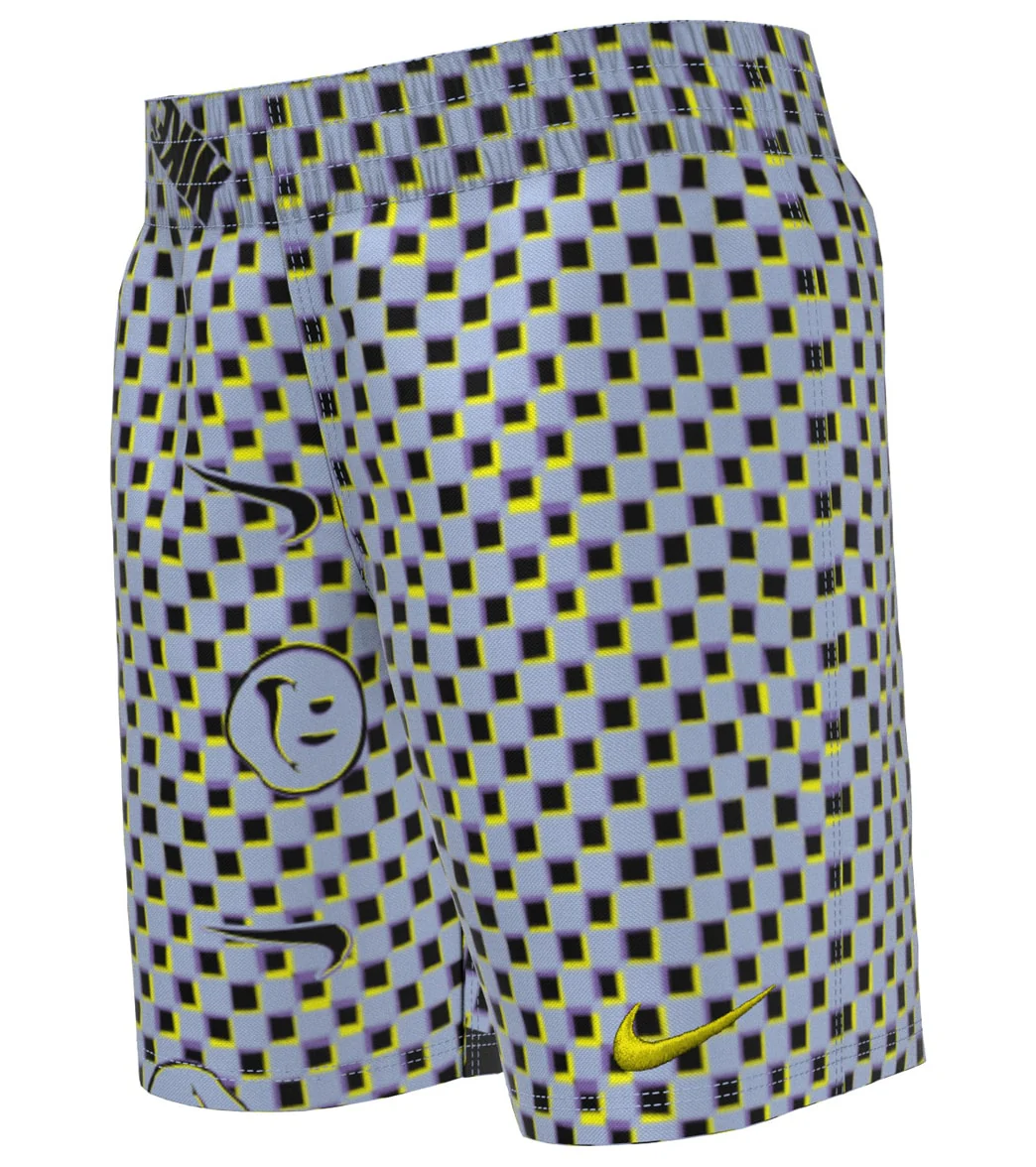 Nike Boys' Smile Check Swim Trunks (Little Kid) - Image 7
