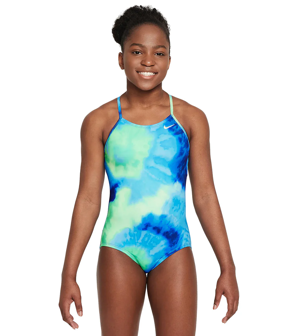 Nike Girls' Crossback One Piece Swimsuit (Big Kid)