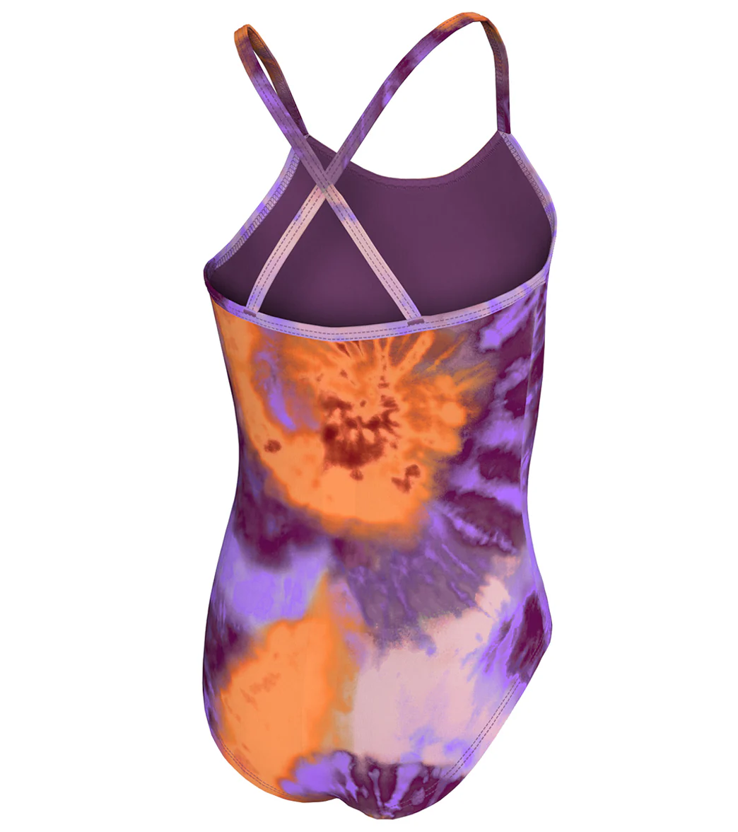 Nike Girls' Crossback One Piece Swimsuit (Big Kid) - Image 10