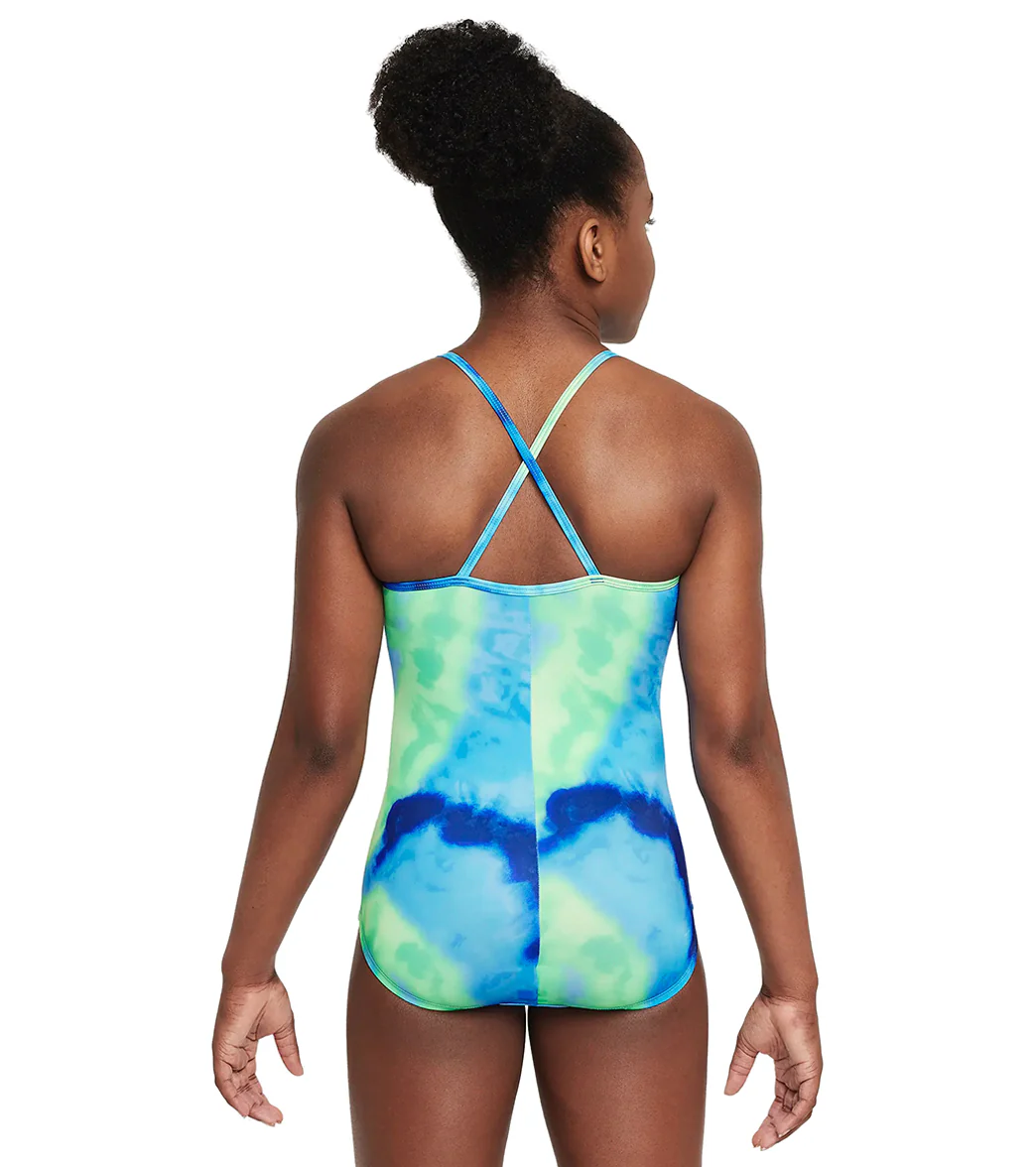 Nike Girls' Crossback One Piece Swimsuit (Big Kid) - Image 2