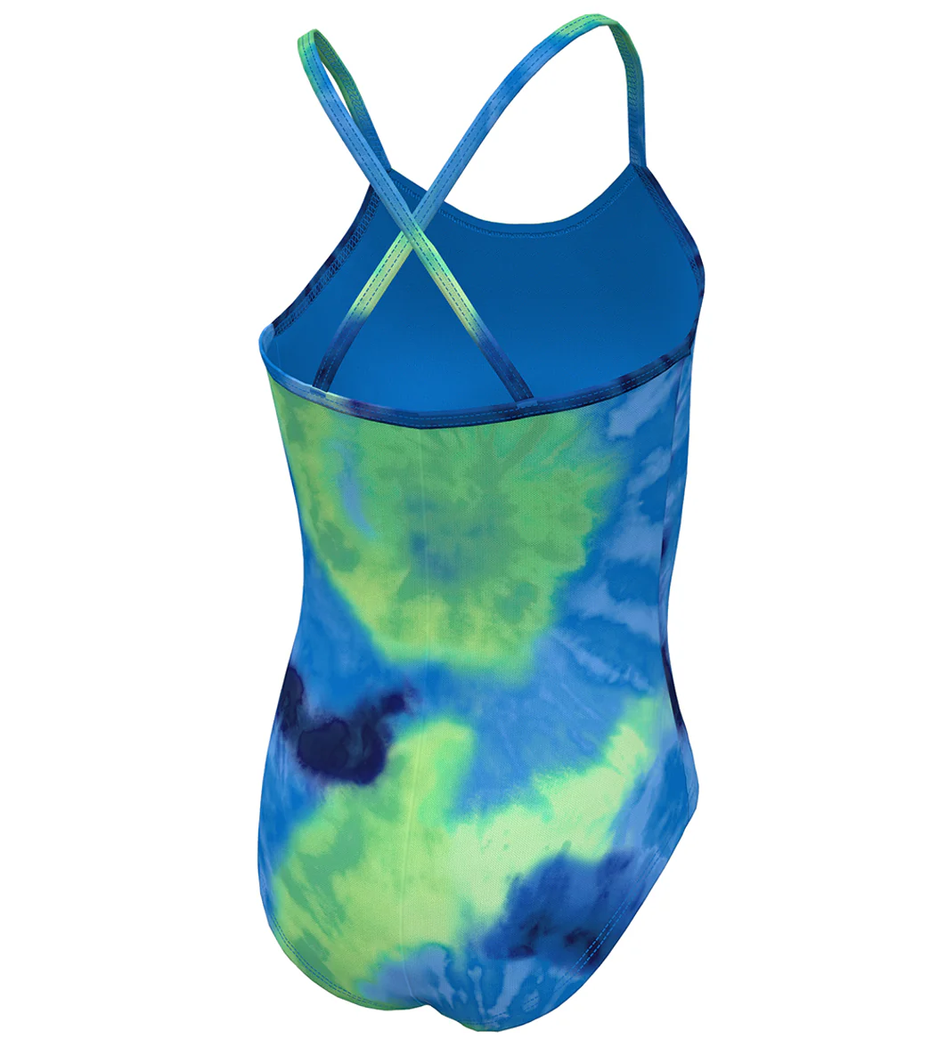 Nike Girls' Crossback One Piece Swimsuit (Big Kid) - Image 5