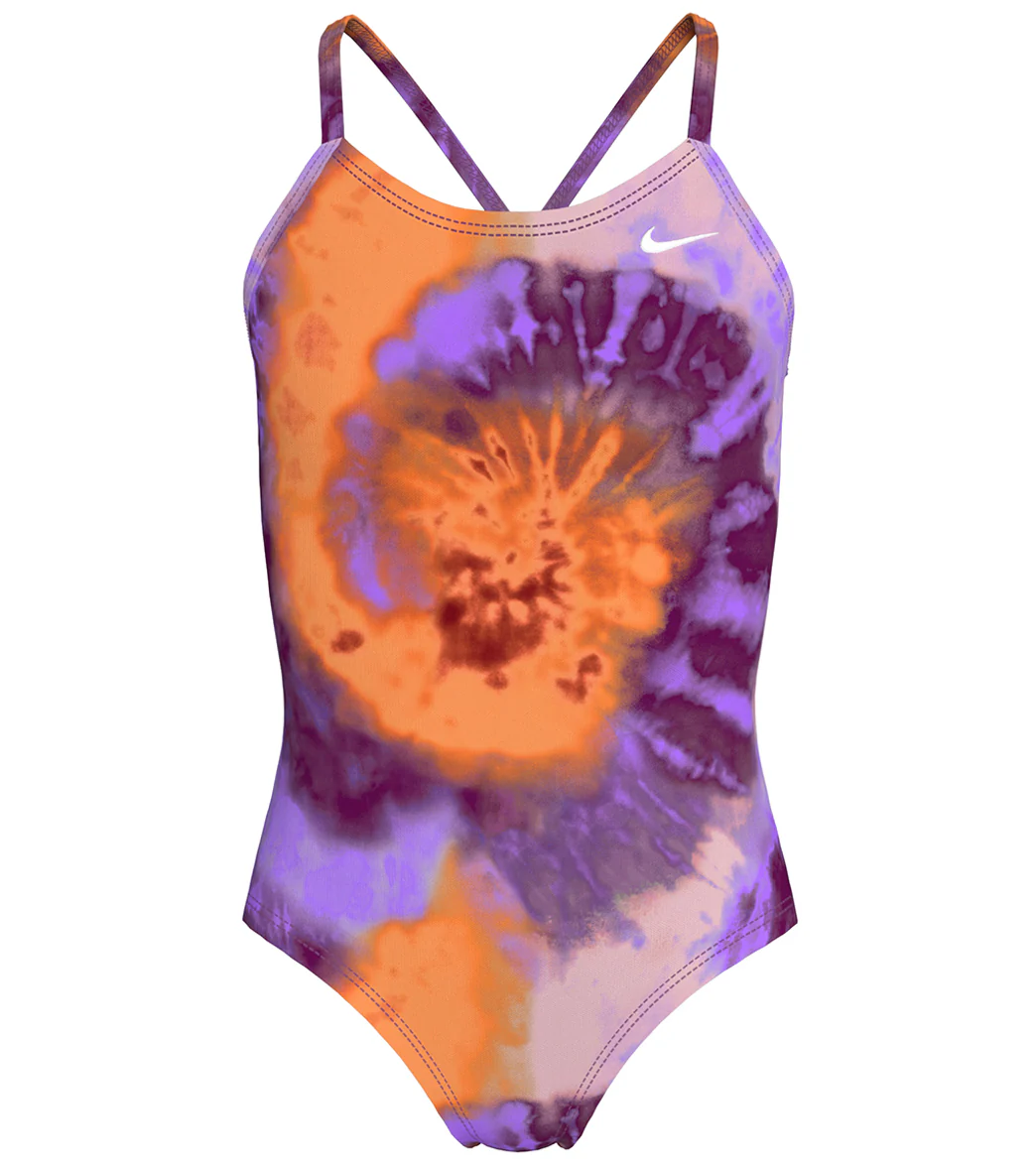 Nike Girls' Crossback One Piece Swimsuit (Big Kid) - Image 8