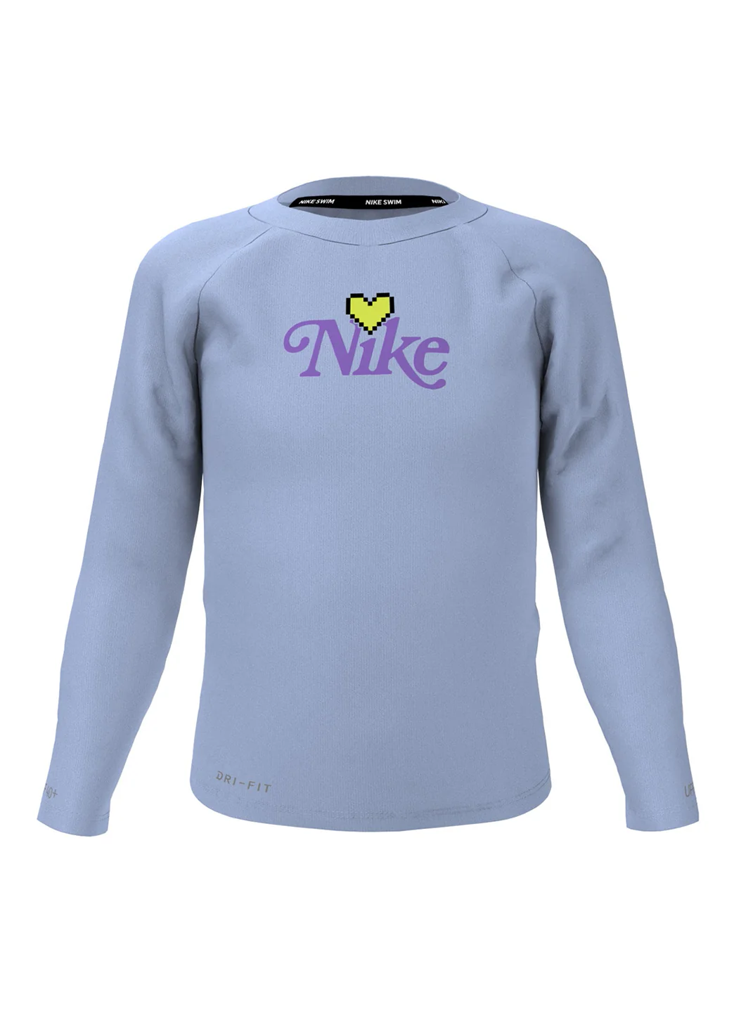 Nike Girls' Digi Heart Long Sleeve Rashguard (Little Kid) - Image 10