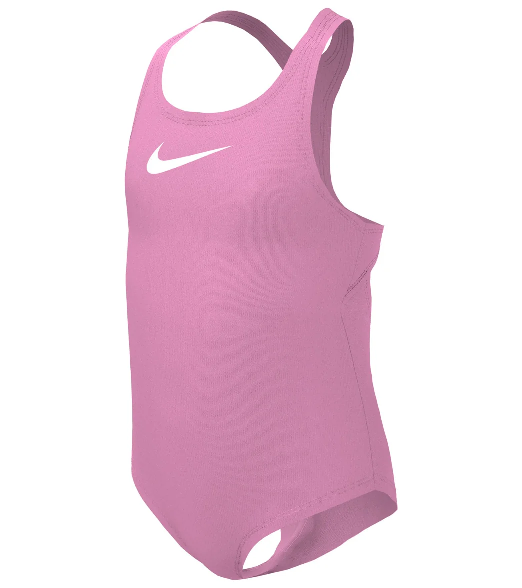 Nike Girls' Essential Racerback One Piece Swimsuit (Little Kid) - Image 4