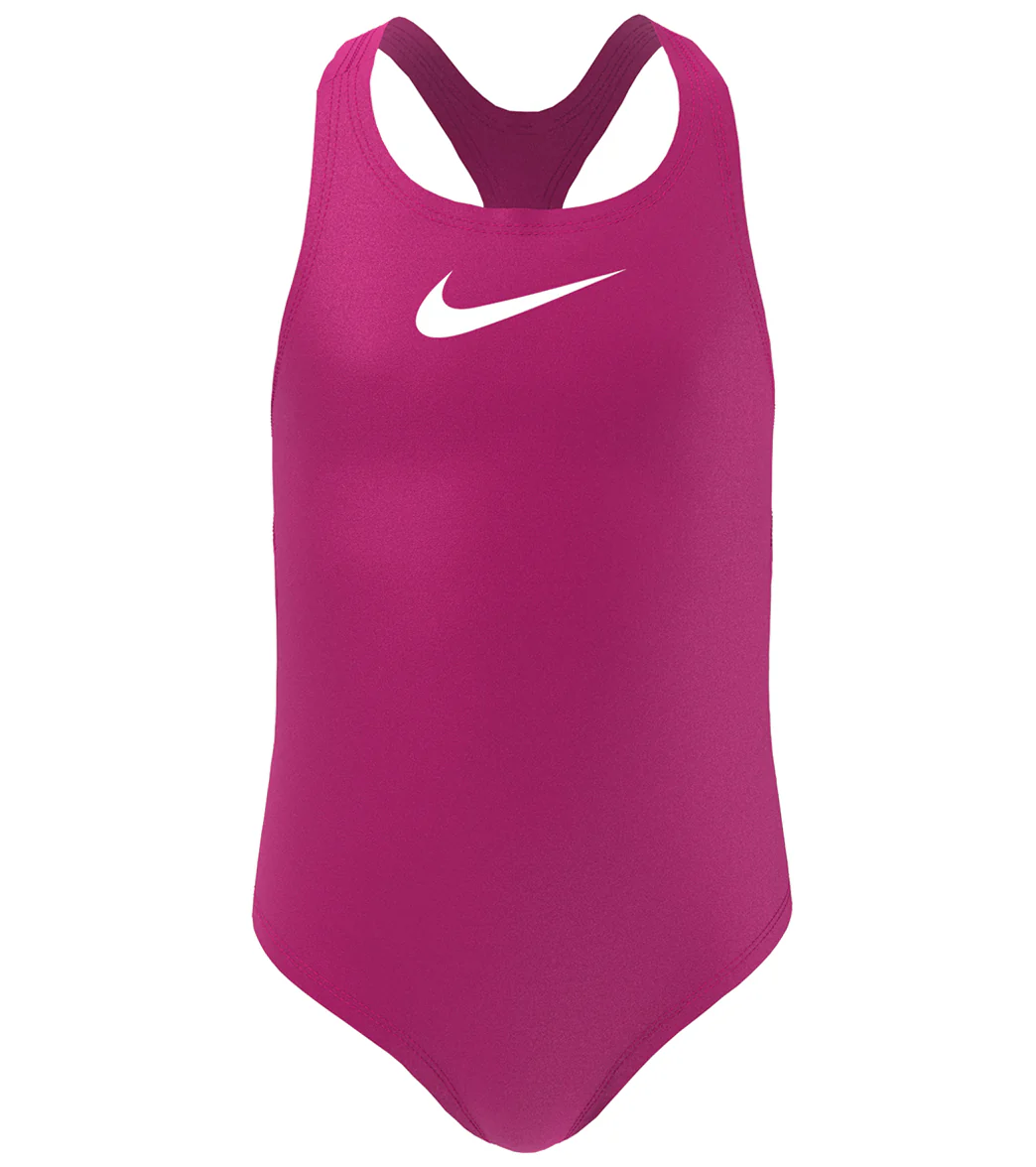 Nike Girls' Essential Racerback One Piece Swimsuit (Little Kid) - Image 8