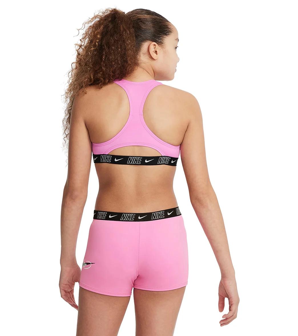 Nike Girls' Logo Tape Racerback Bikini Set (Big Kid) - Image 19