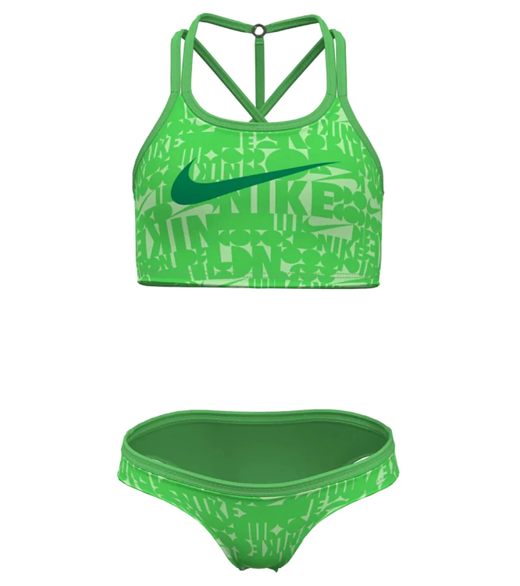 Nike Girls' Retro Flow T-Crossback Midkini Set (Big Kid) - Image 10