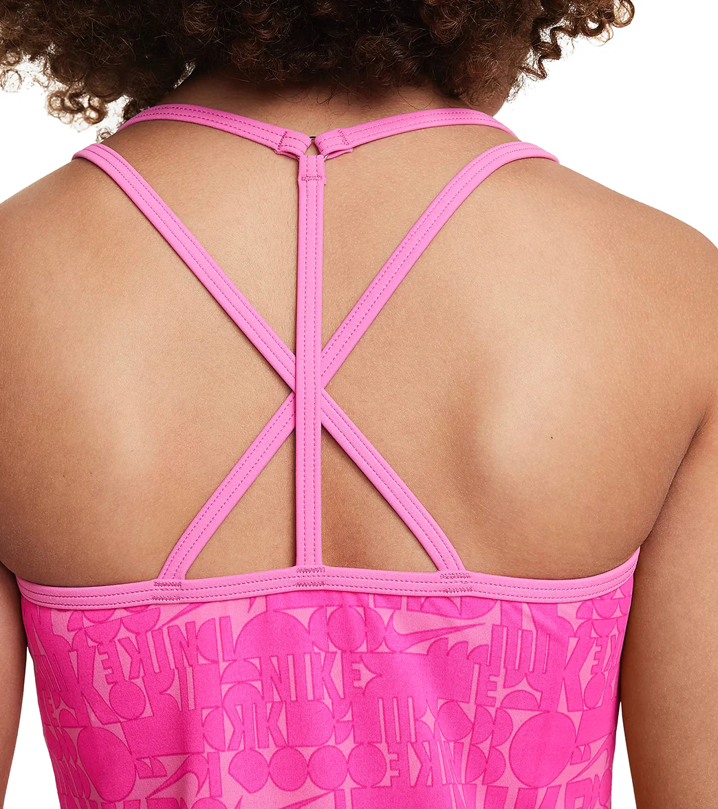 Nike Girls' Retro Flow T-Crossback Tankini Set (Big Kid) - Image 4
