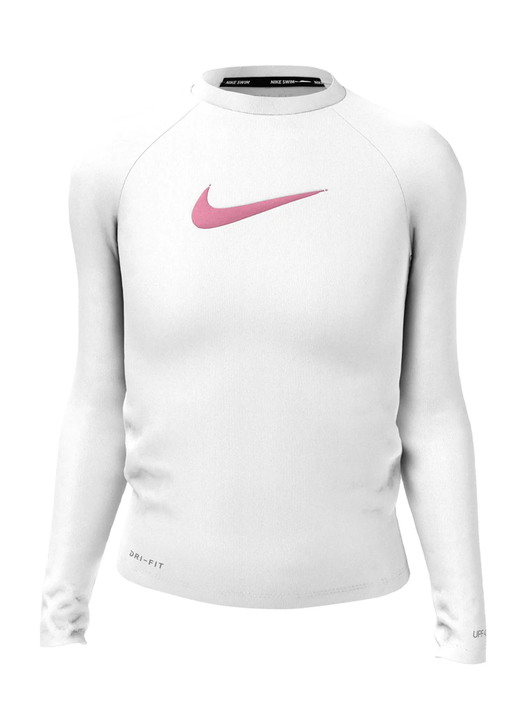 Nike Girls' Swoosh Long Sleeve Rashguard (Big Kid) - Image 11