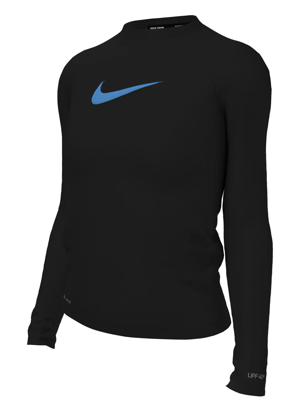 Nike Girls' Swoosh Long Sleeve Rashguard (Big Kid) - Image 2