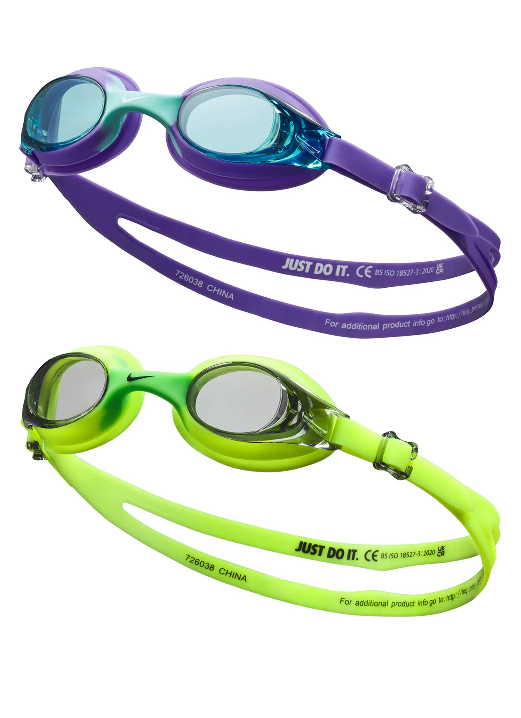 Nike Kids' Lil' Swoosh 2 Pack Goggles