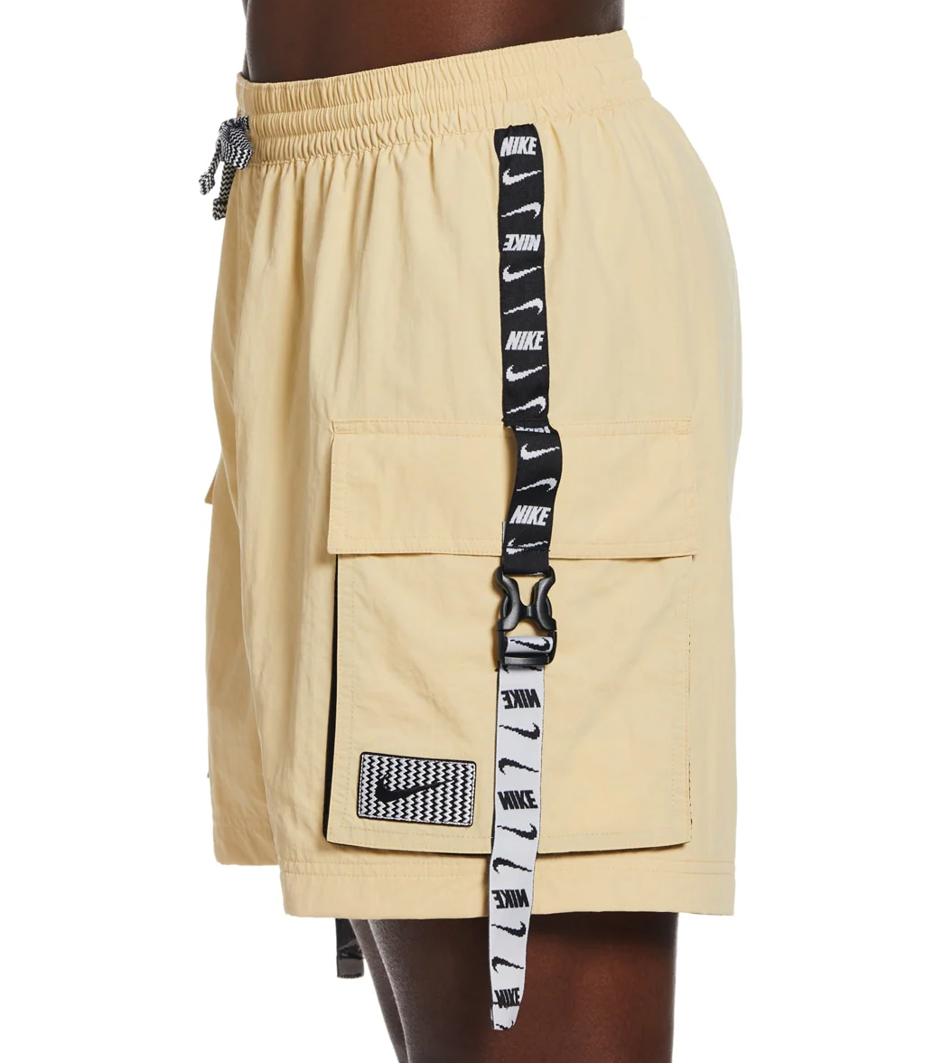 Nike Men's 18" Logo Tape Cargo Swim Trunks - Image 19