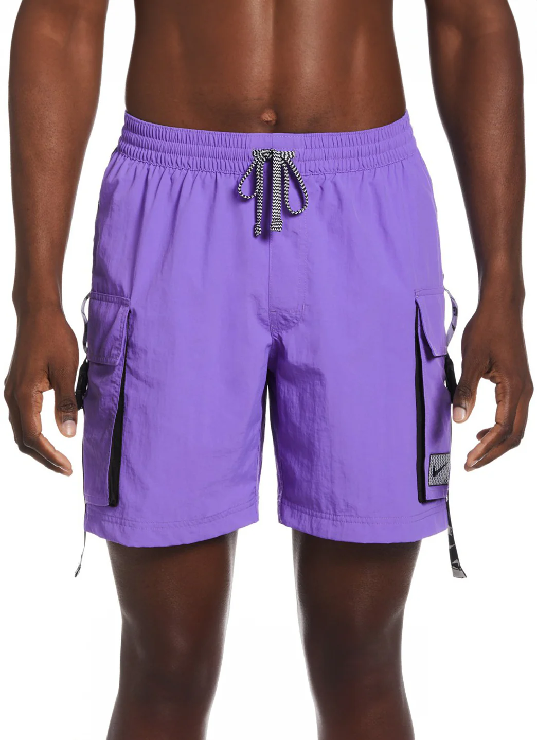 Nike Men's 18" Logo Tape Cargo Swim Trunks - Image 9