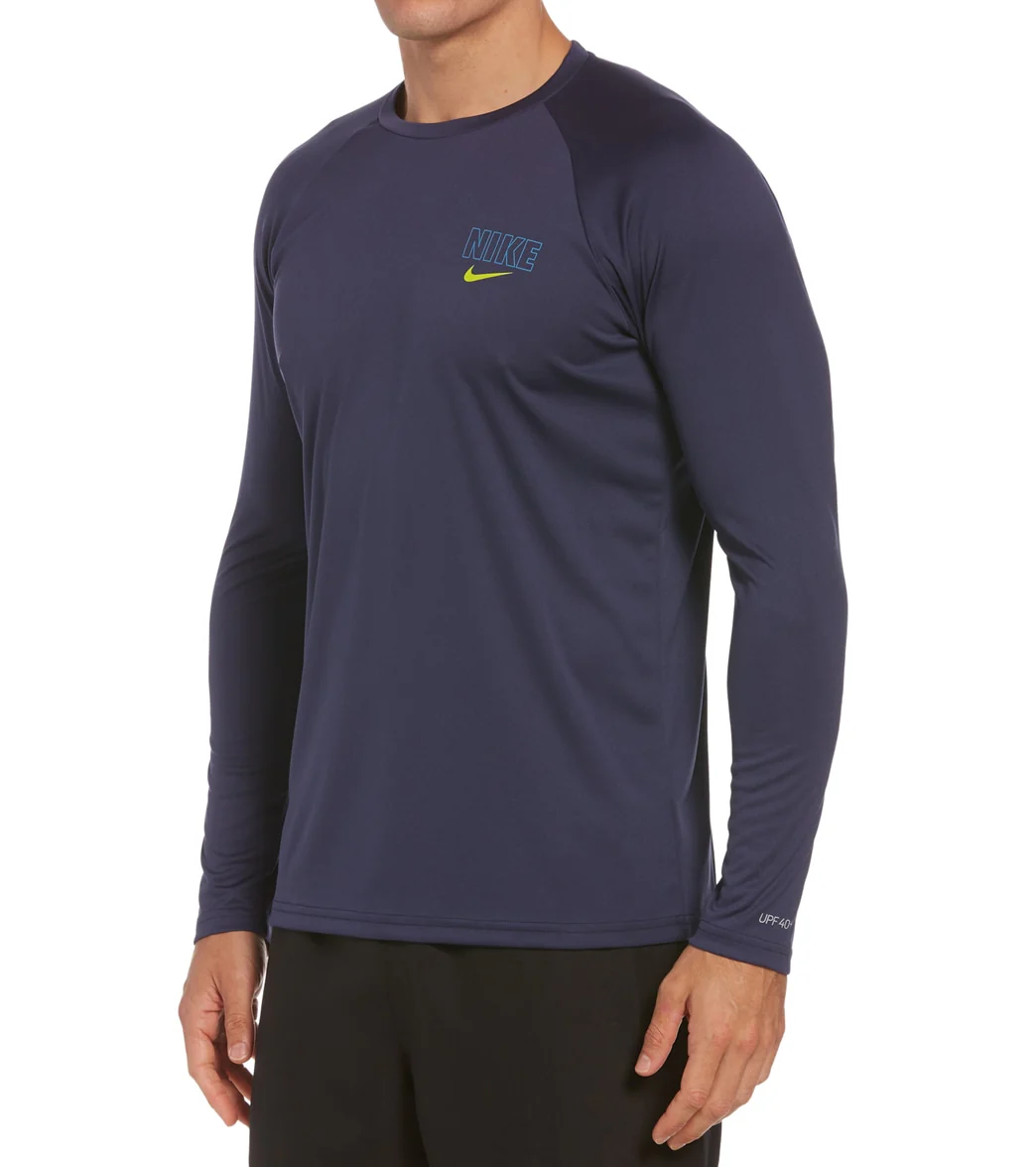 Nike Men's Block Logo Long Sleeve Hydroguard - Image 15