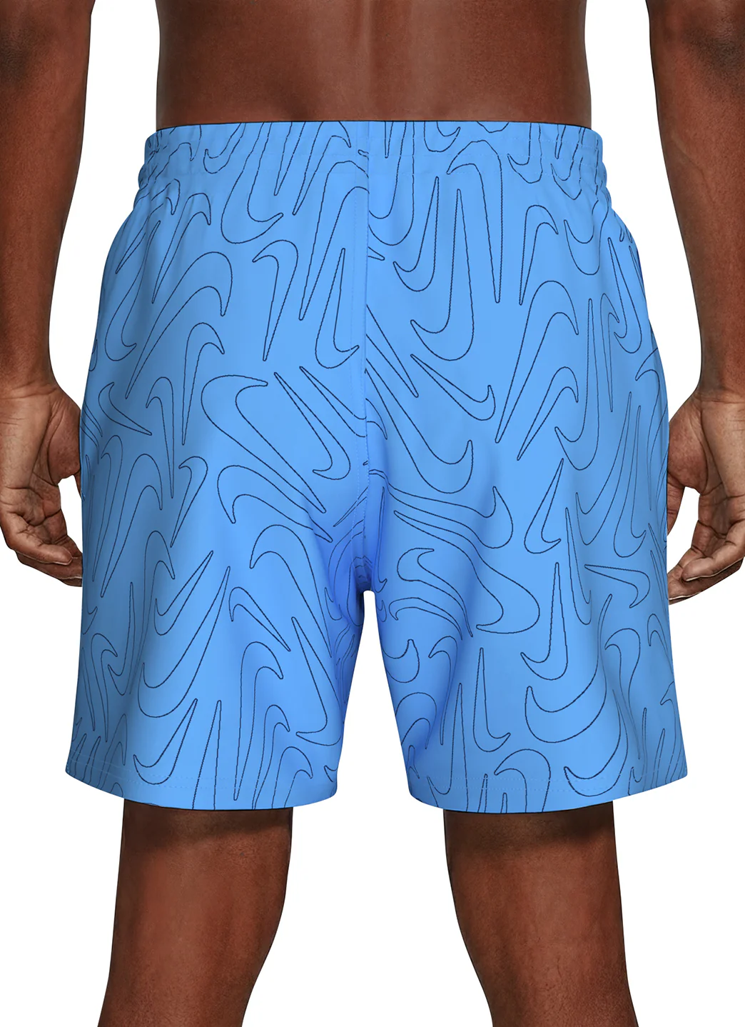 Nike Men's Breaker Tossed Swoosh 16" Volley Swim Trunk - Image 3
