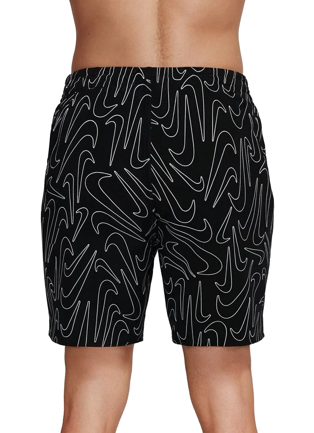 Nike Men's Breaker Tossed Swoosh 16" Volley Swim Trunk - Image 9