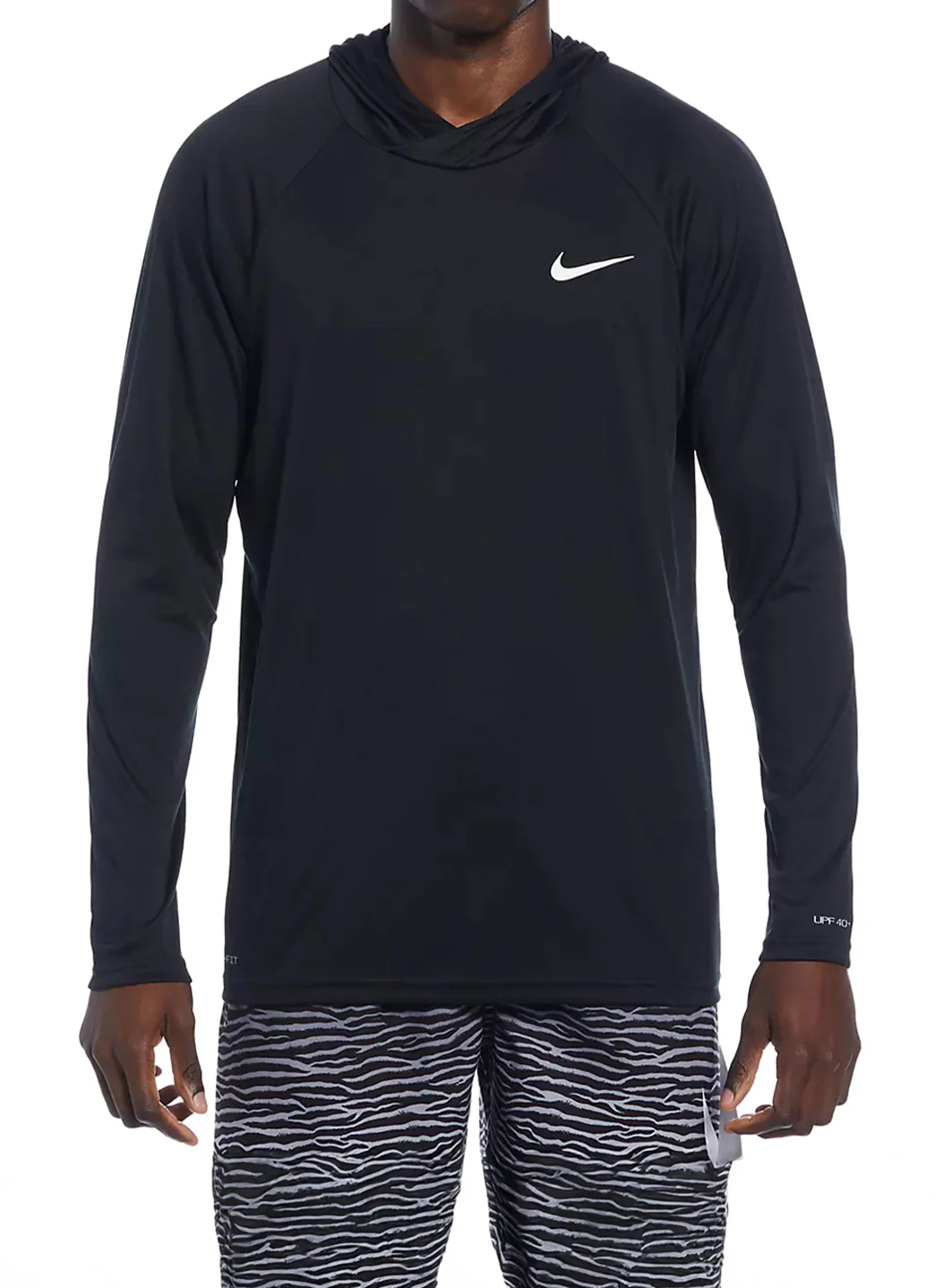 Nike Men's Essential Long Sleeve Hooded Hydroguard Swim Shirt - Image 19