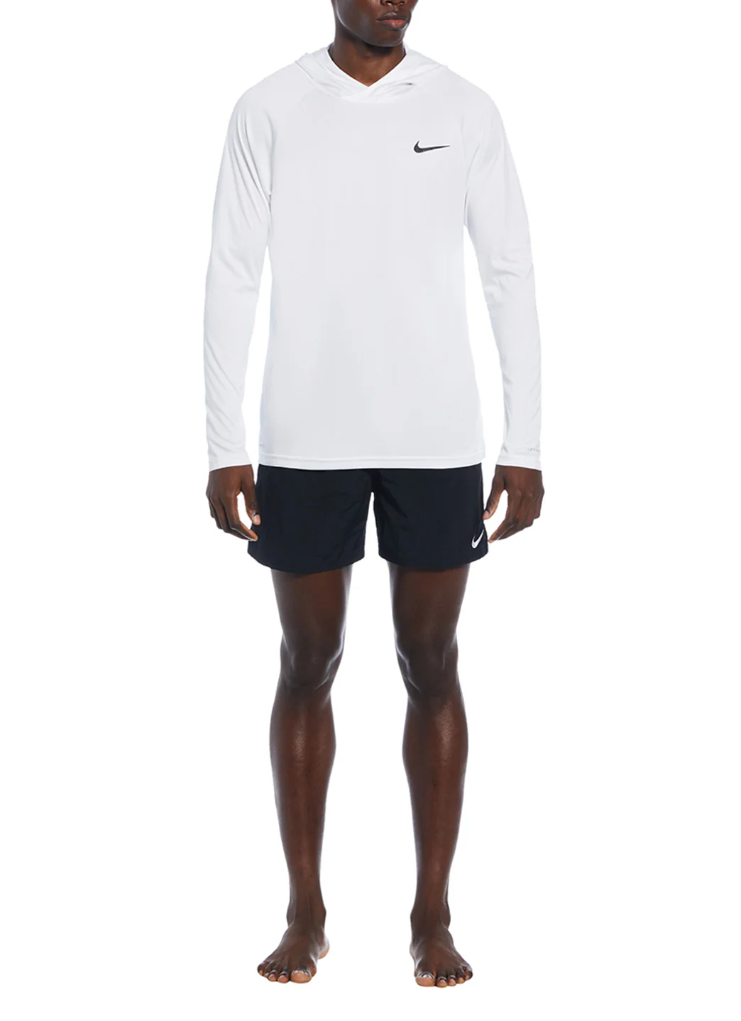 Nike Men's Essential Long Sleeve Hooded Hydroguard Swim Shirt - Image 30