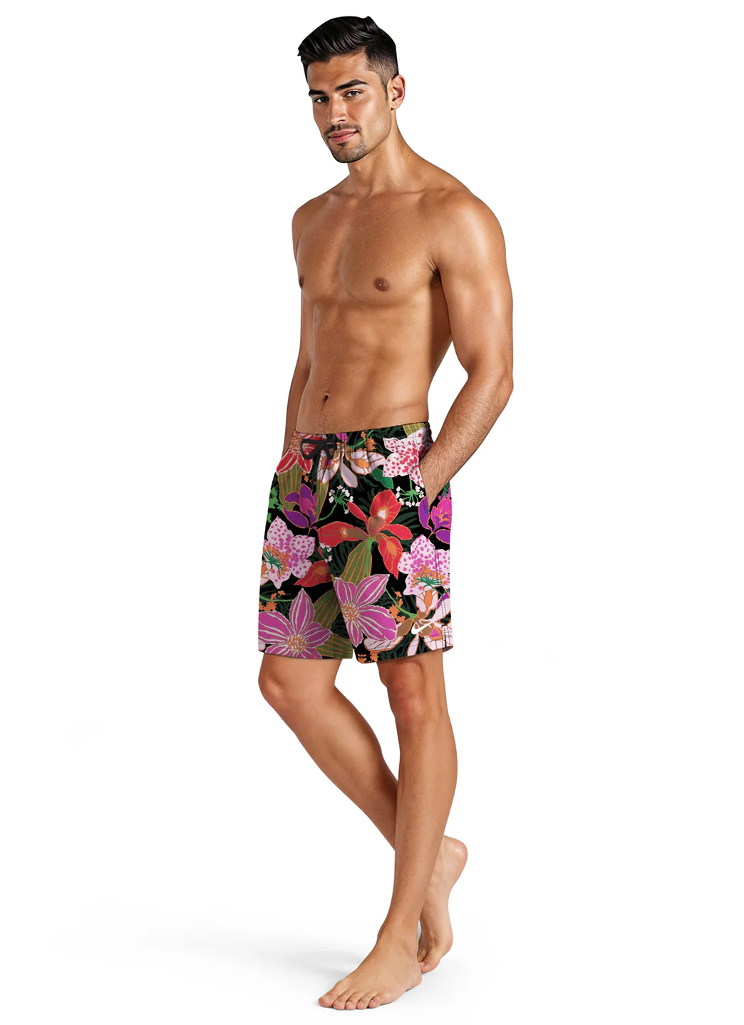 Nike Men's Hot House Floral 16" Volley Swim Trunk - Image 10