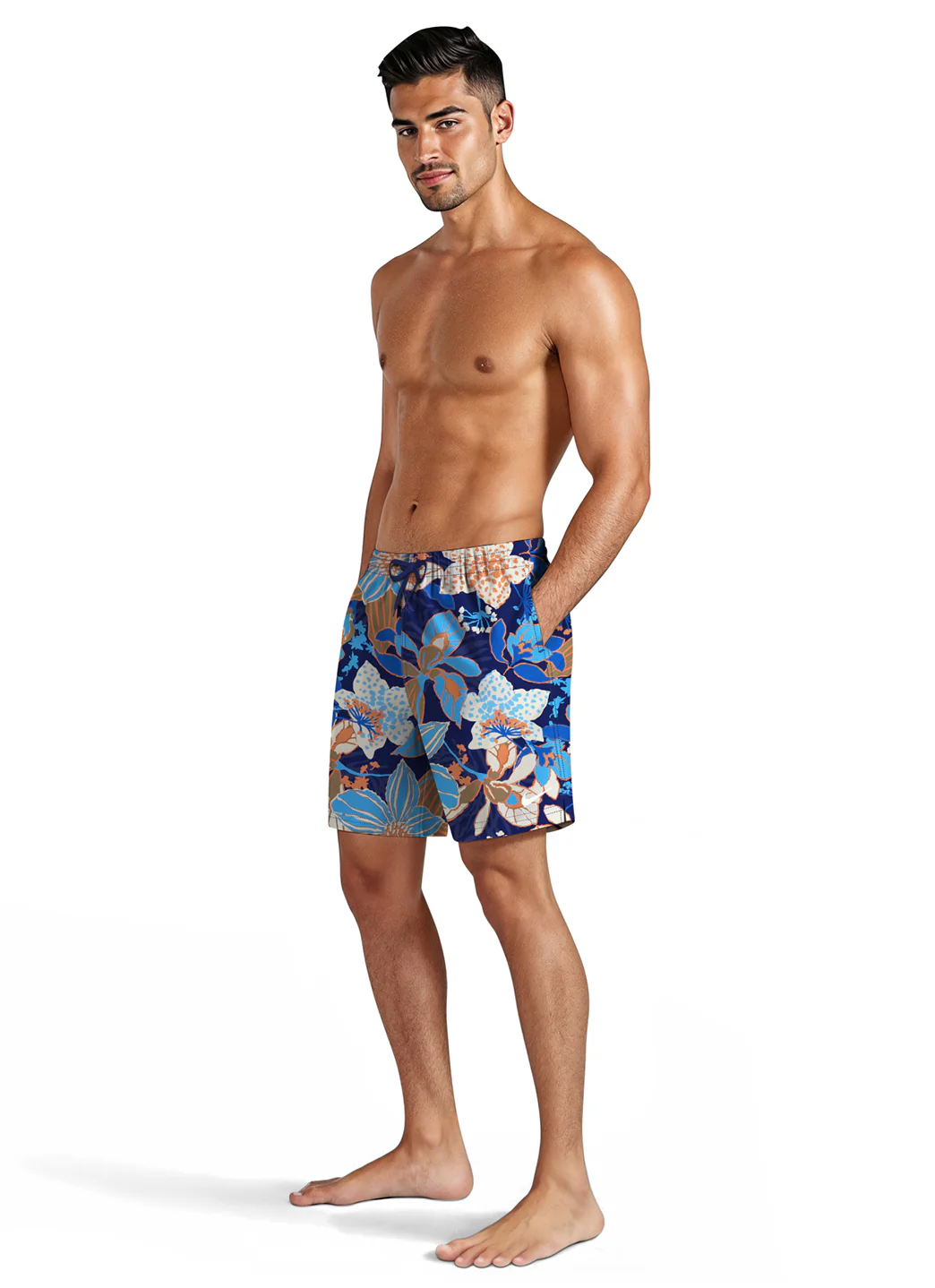 Nike Men's Hot House Floral 16" Volley Swim Trunk - Image 4