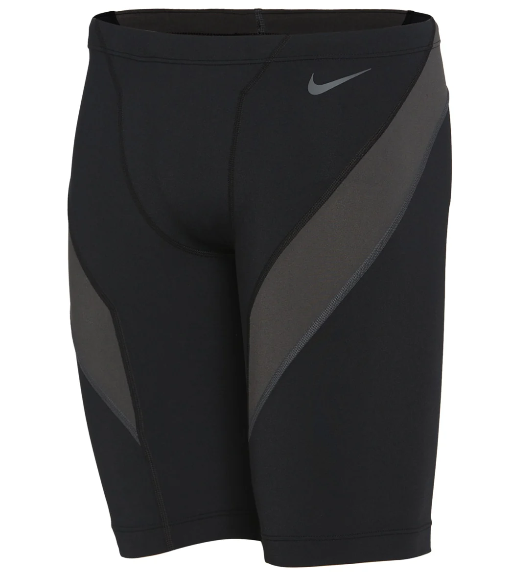 Nike Men's HydraStrong Colorblock Jammer Swimsuit - Image 12
