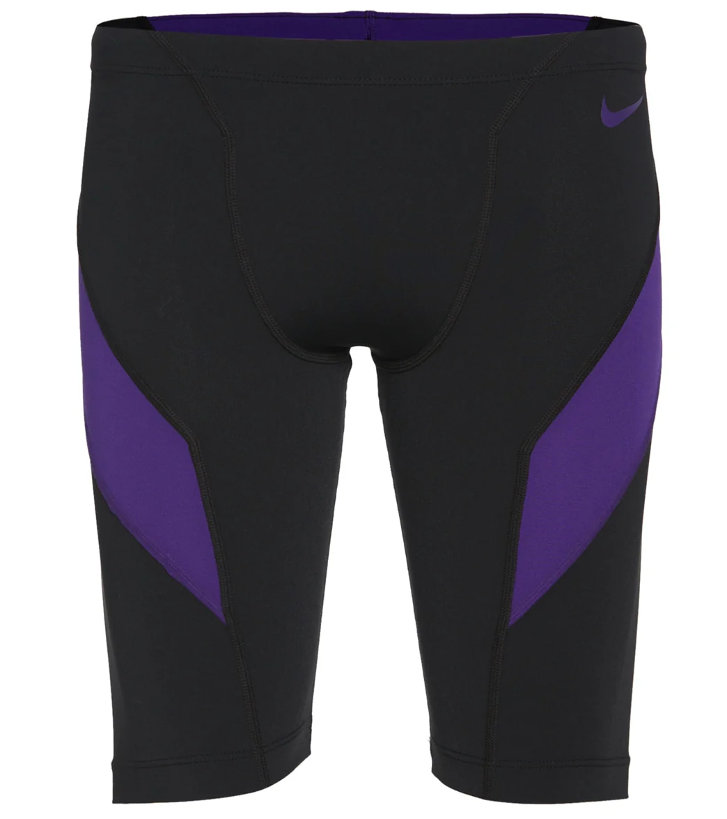 Nike Men's HydraStrong Colorblock Jammer Swimsuit - Image 24