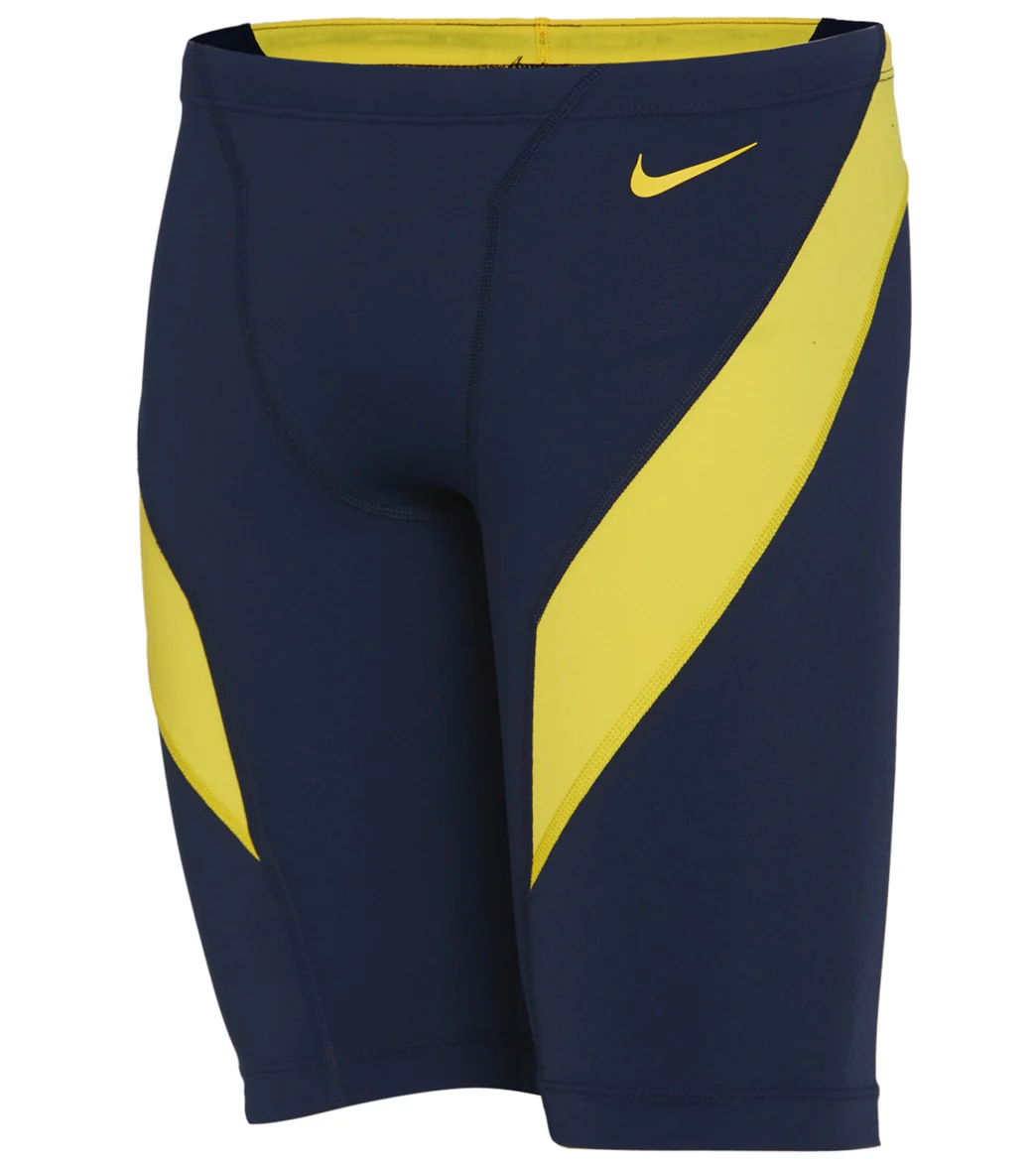 Nike Men's HydraStrong Colorblock Jammer Swimsuit - Image 3