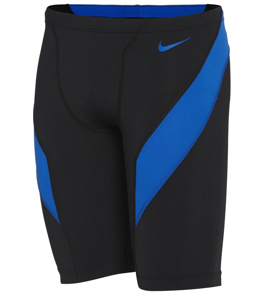 Nike Men's HydraStrong Colorblock Jammer Swimsuit - Image 32