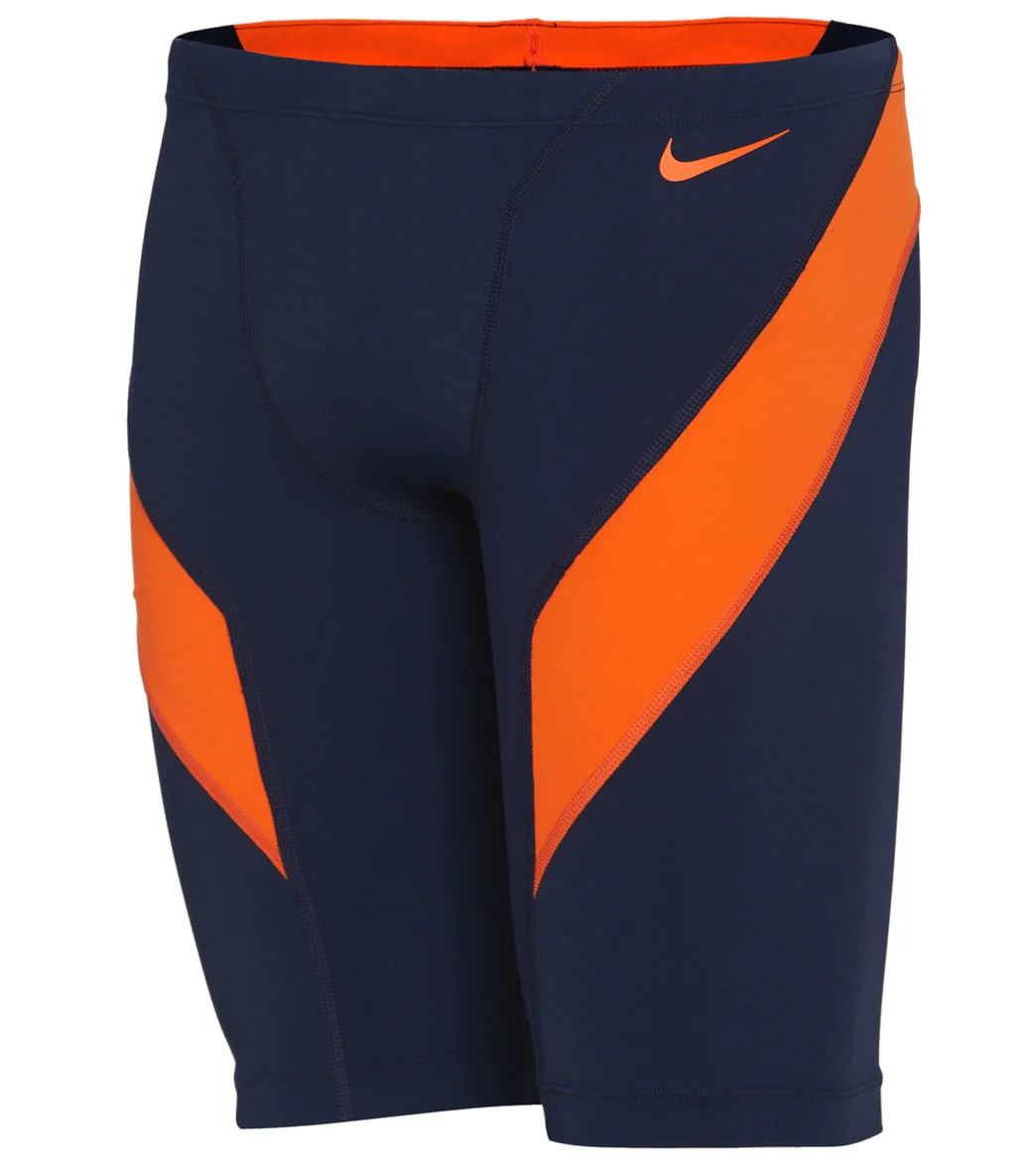 Nike Men's HydraStrong Colorblock Jammer Swimsuit - Image 8