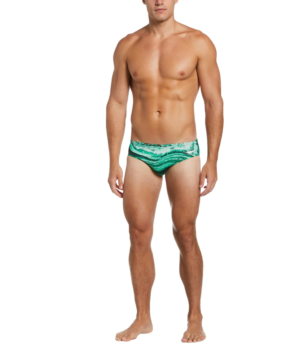 Nike Men's HydraStrong Crystal Wave Brief Swimsuit - Image 12