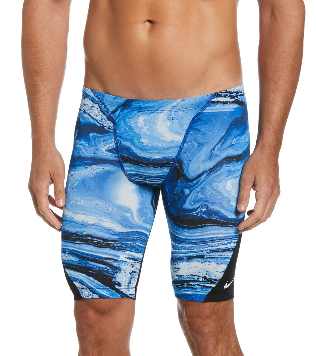 Nike Men's HydraStrong Crystal Wave Jammer Swimsuit - Image 29