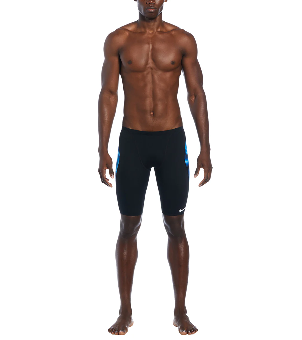 Nike Men's Hydrastrong Digi Haze Jammer Swimsuit - Image 6