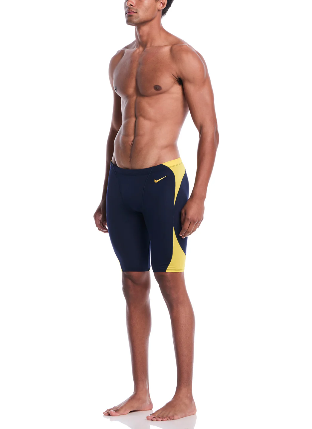 Nike Men's Hydrastrong Fly Colorblock Jammer Swimsuit - Image 13