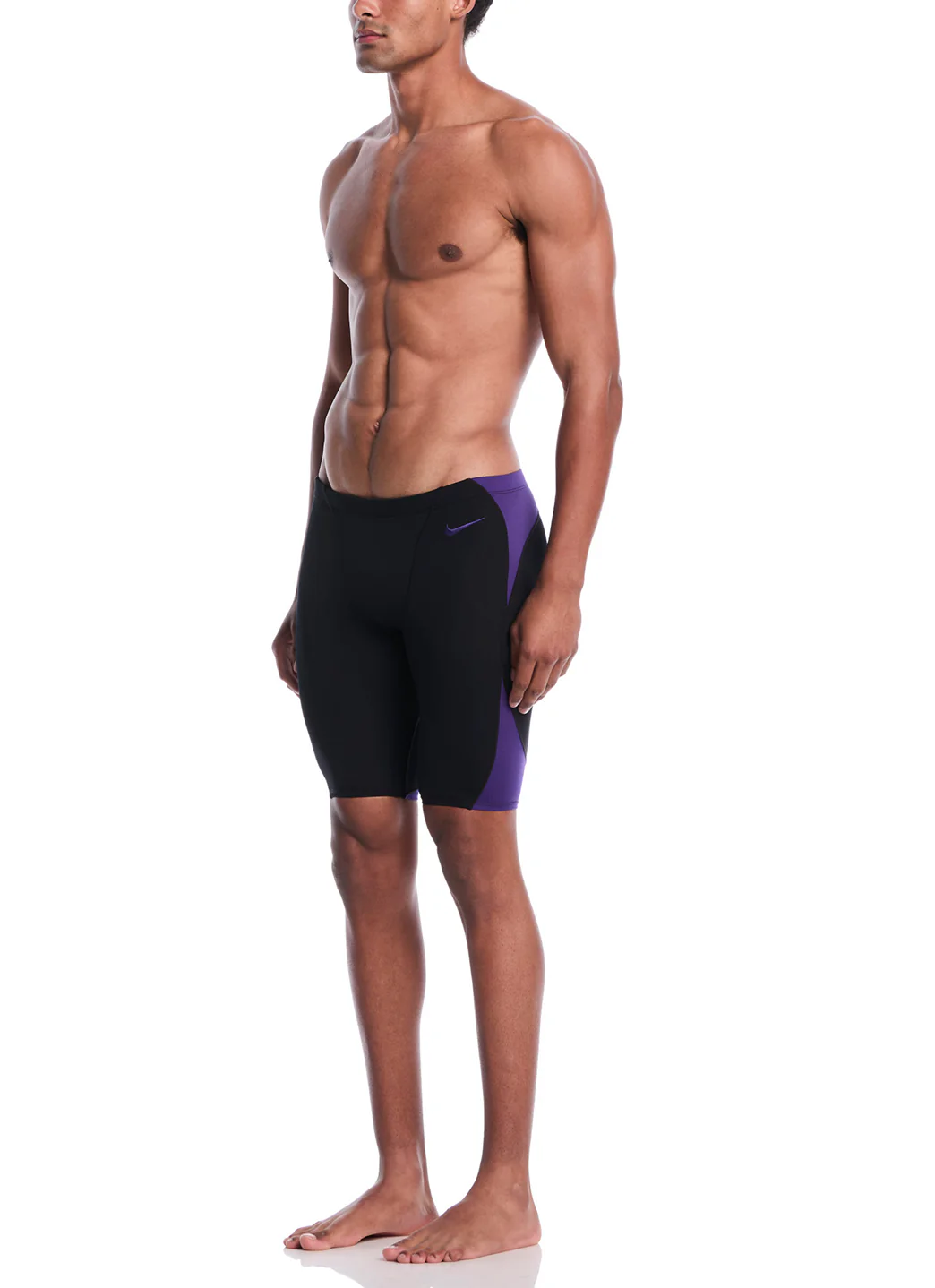 Nike Men's Hydrastrong Fly Colorblock Jammer Swimsuit - Image 37