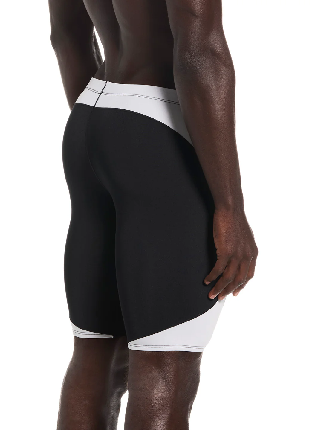 Nike Men's Hydrastrong Fly Colorblock Jammer Swimsuit - Image 4