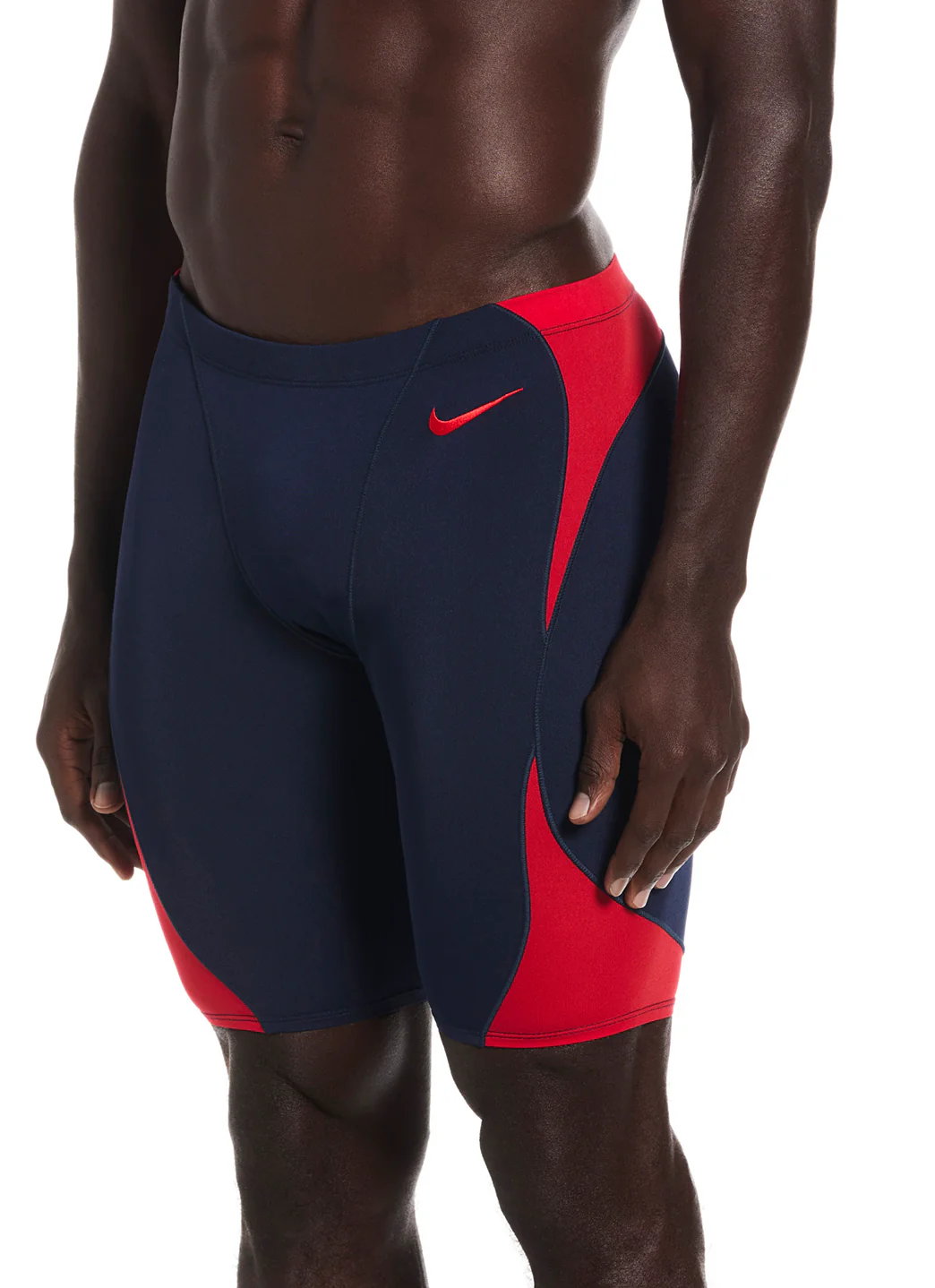 Nike Men's Hydrastrong Fly Colorblock Jammer Swimsuit - Image 59