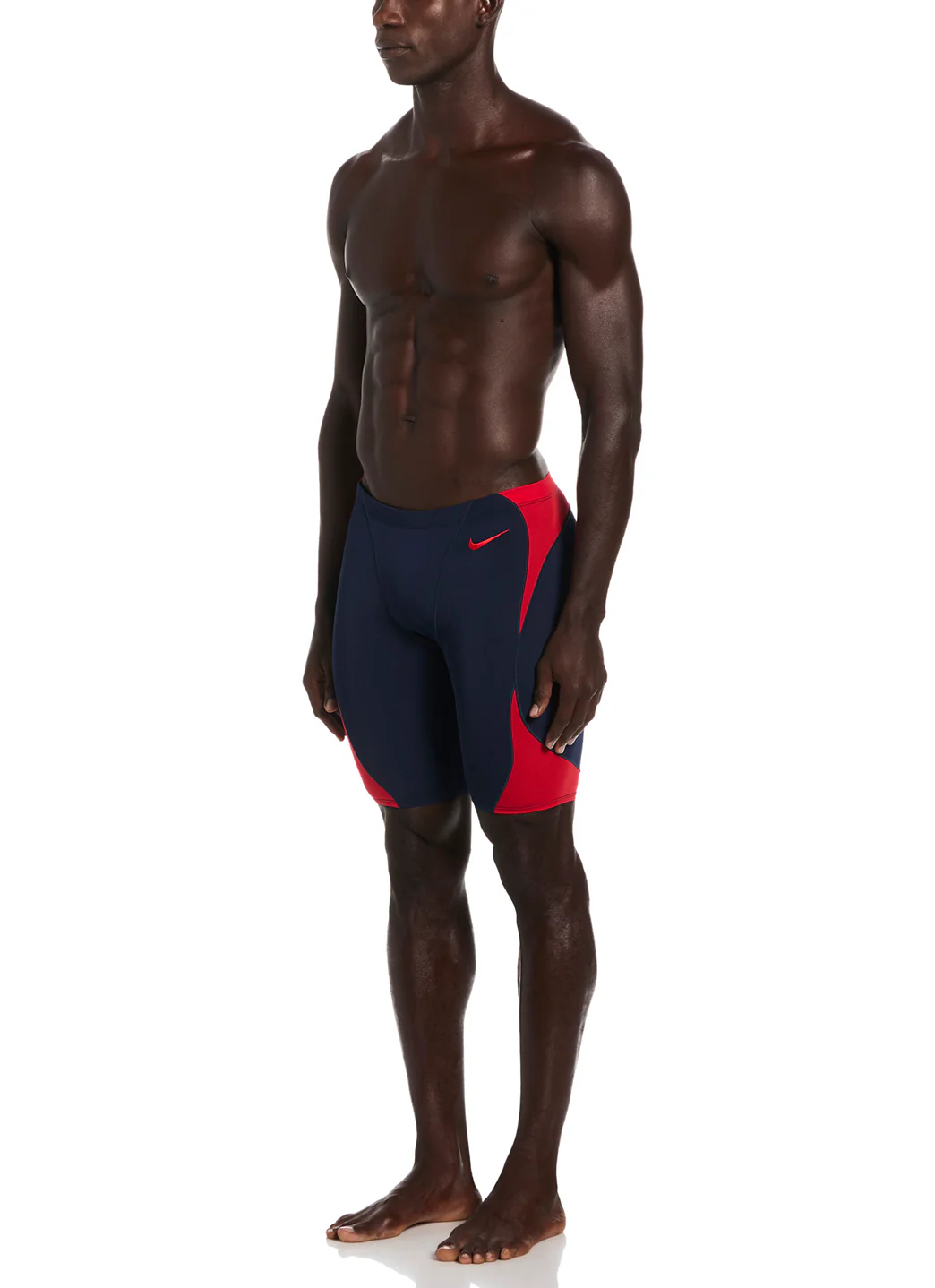 Nike Men's Hydrastrong Fly Colorblock Jammer Swimsuit - Image 61