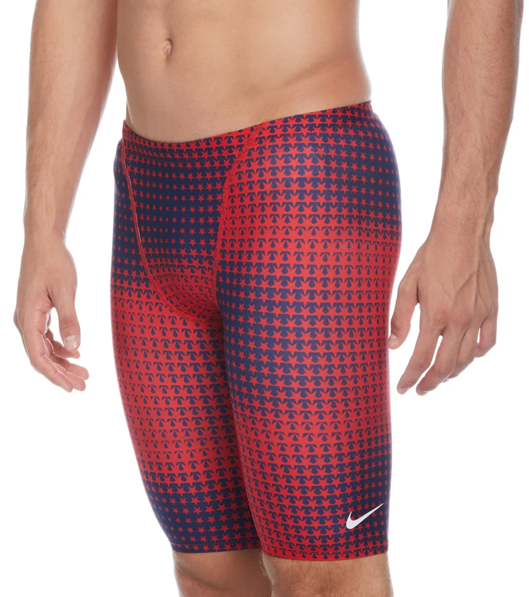 Nike Men's HydraStrong Multi Print Jammer Swimsuit - Image 25