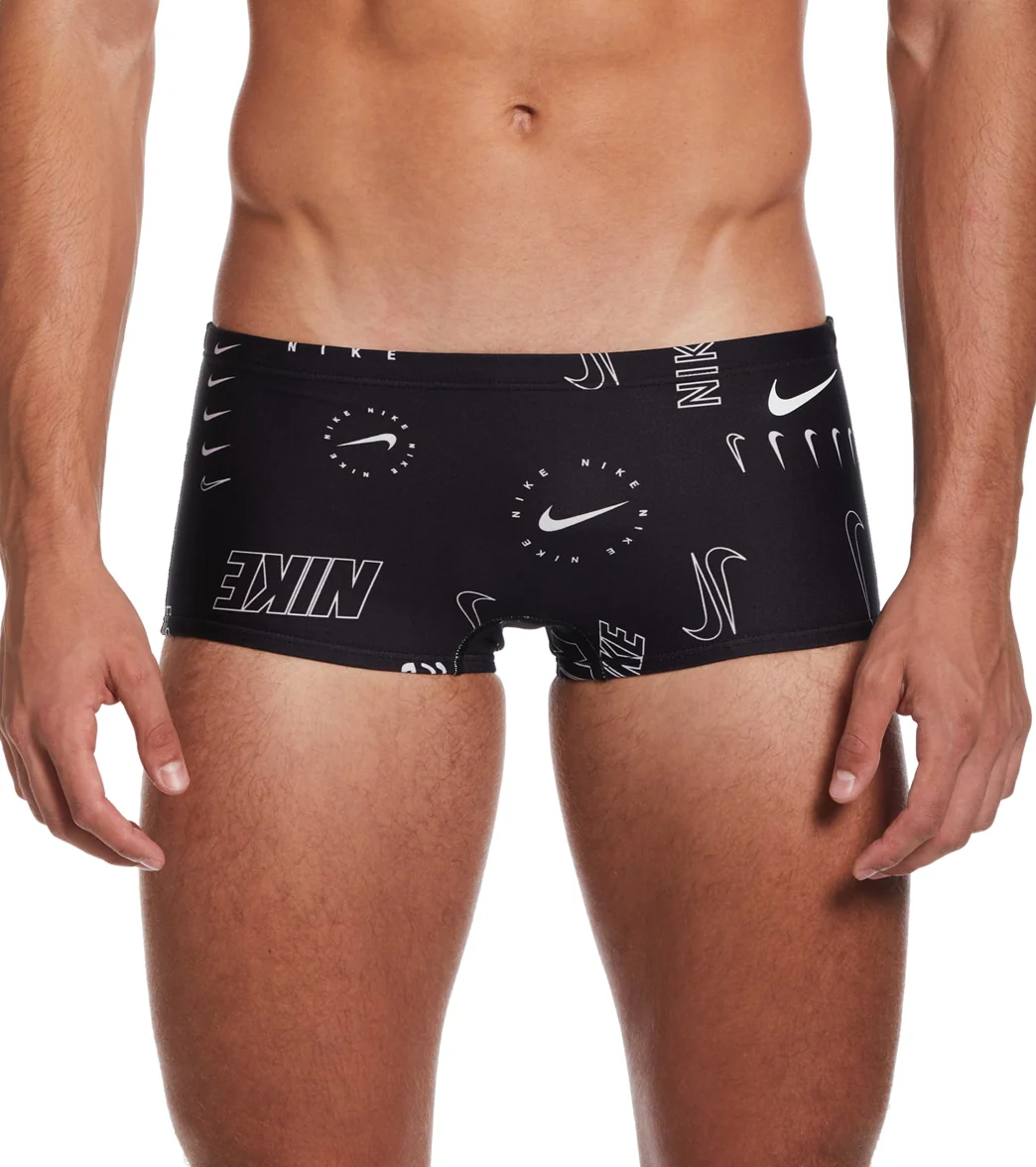 Nike Men's HydraStrong Multi Print Square Leg Swimsuit - Image 32