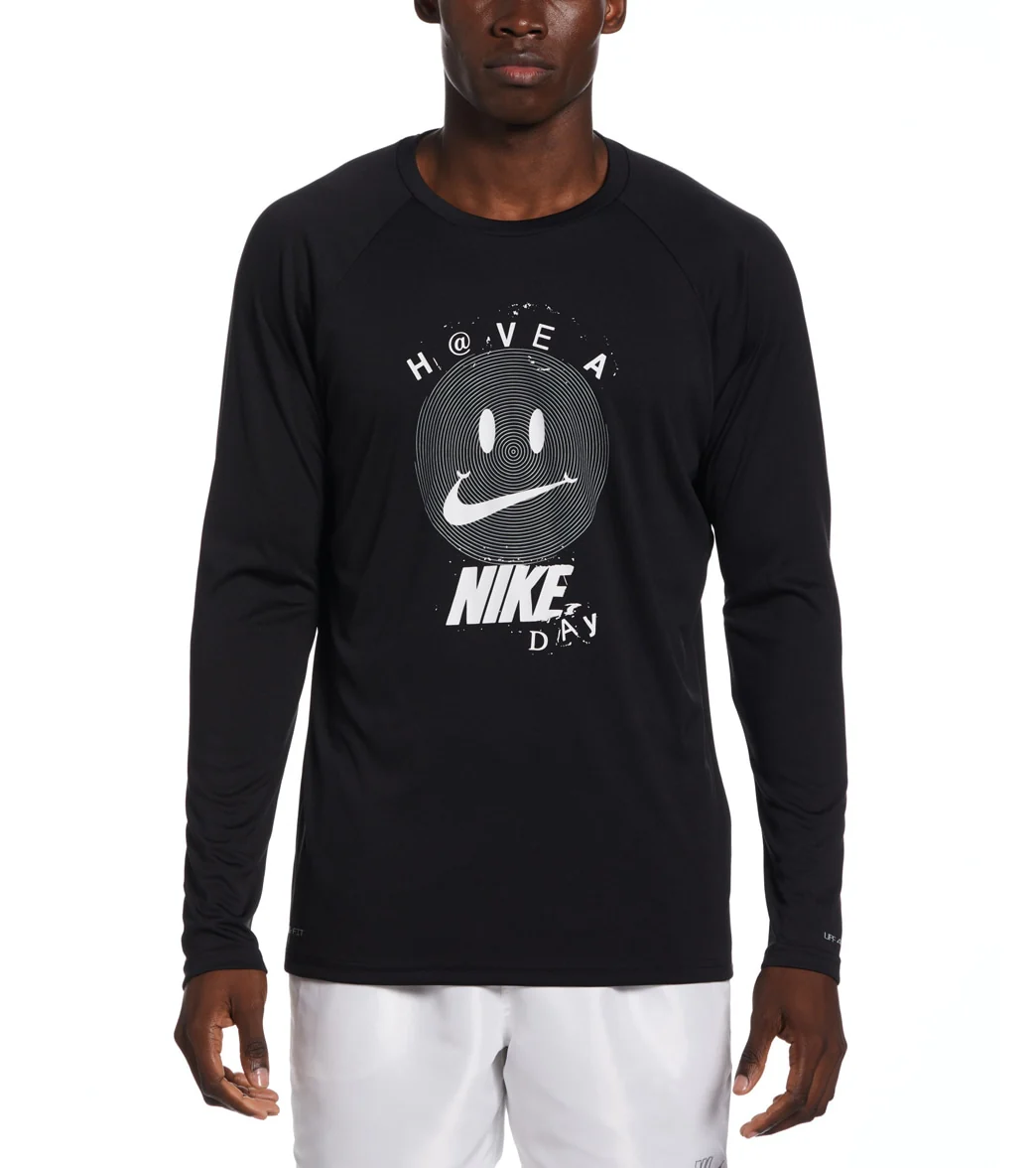 Nike Men's Hydro Long Sleeve Swim Shirt - Image 9