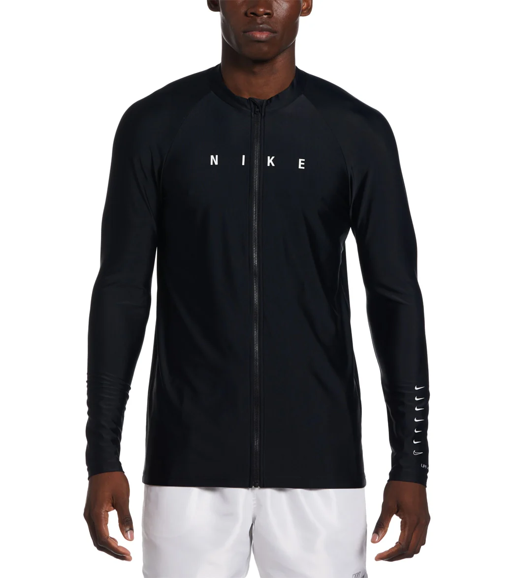 Nike Men's Hydro UV Dri Fit Long Sleeve Zip Top - Image 13