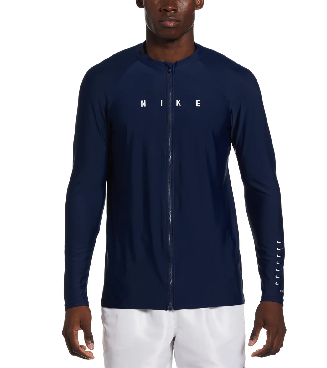 Nike Men's Hydro UV Dri Fit Long Sleeve Zip Top - Image 7
