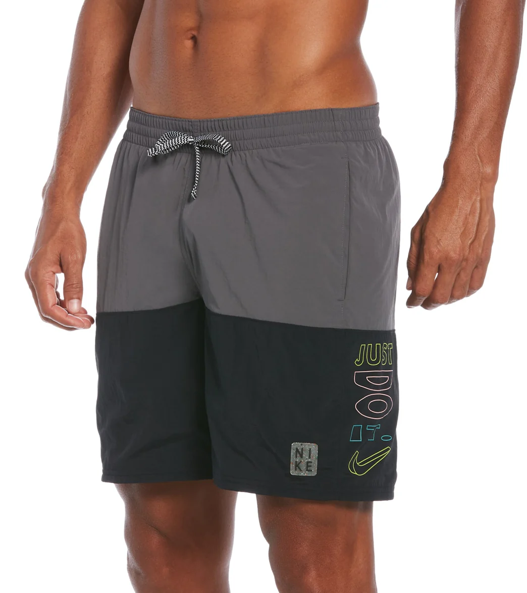 Nike Men's JDI Stack Icon 18" Swim Trunks - Image 11