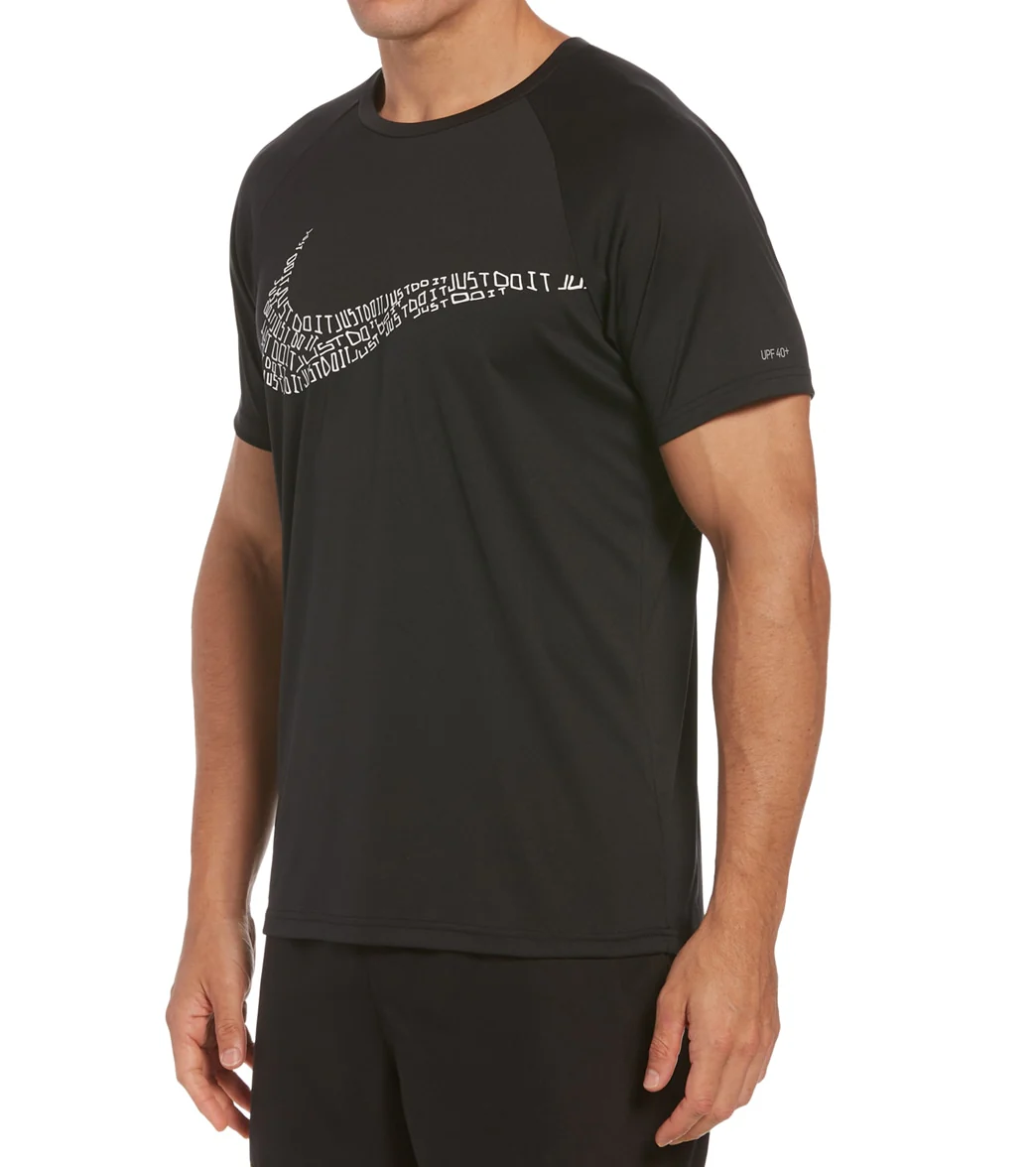 Nike Men's JDI Swoosh Short Sleeve Hydroguard Swim Shirt - Image 13